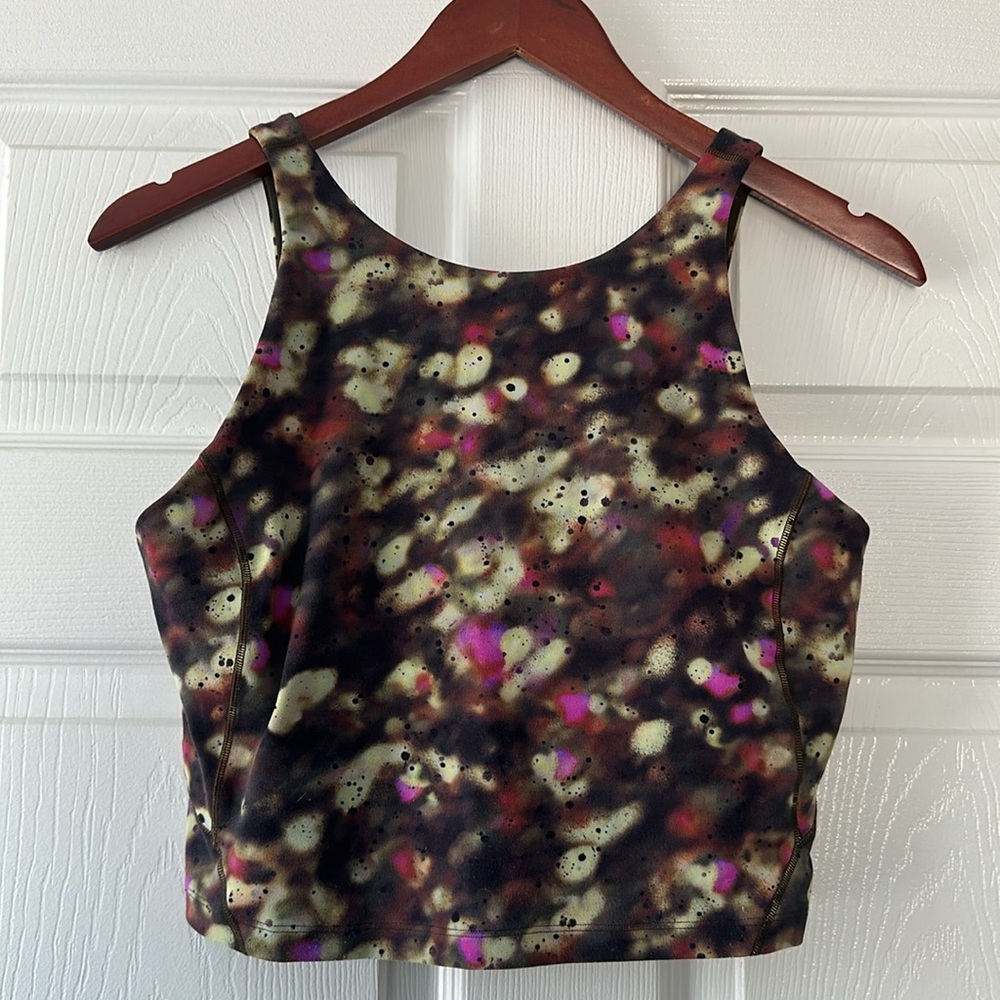 lululemon athletica Multicolor Tank Top Crop Sports Bra 10